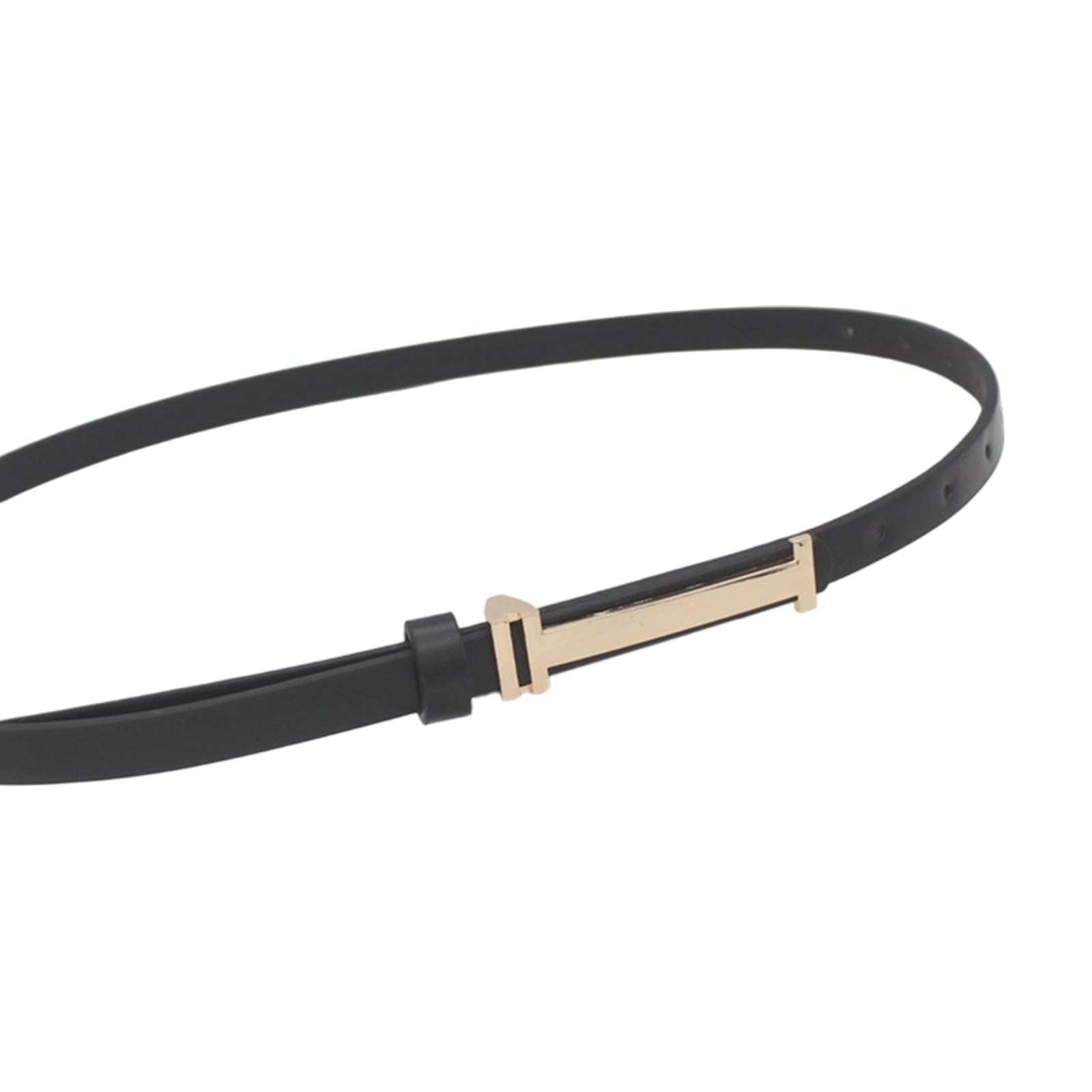 MICFENY Elegant Skinny Waistband PU Leather Thin Waist Strap Stylish Accessory Waist Belt For Women Casual Outfit Wear