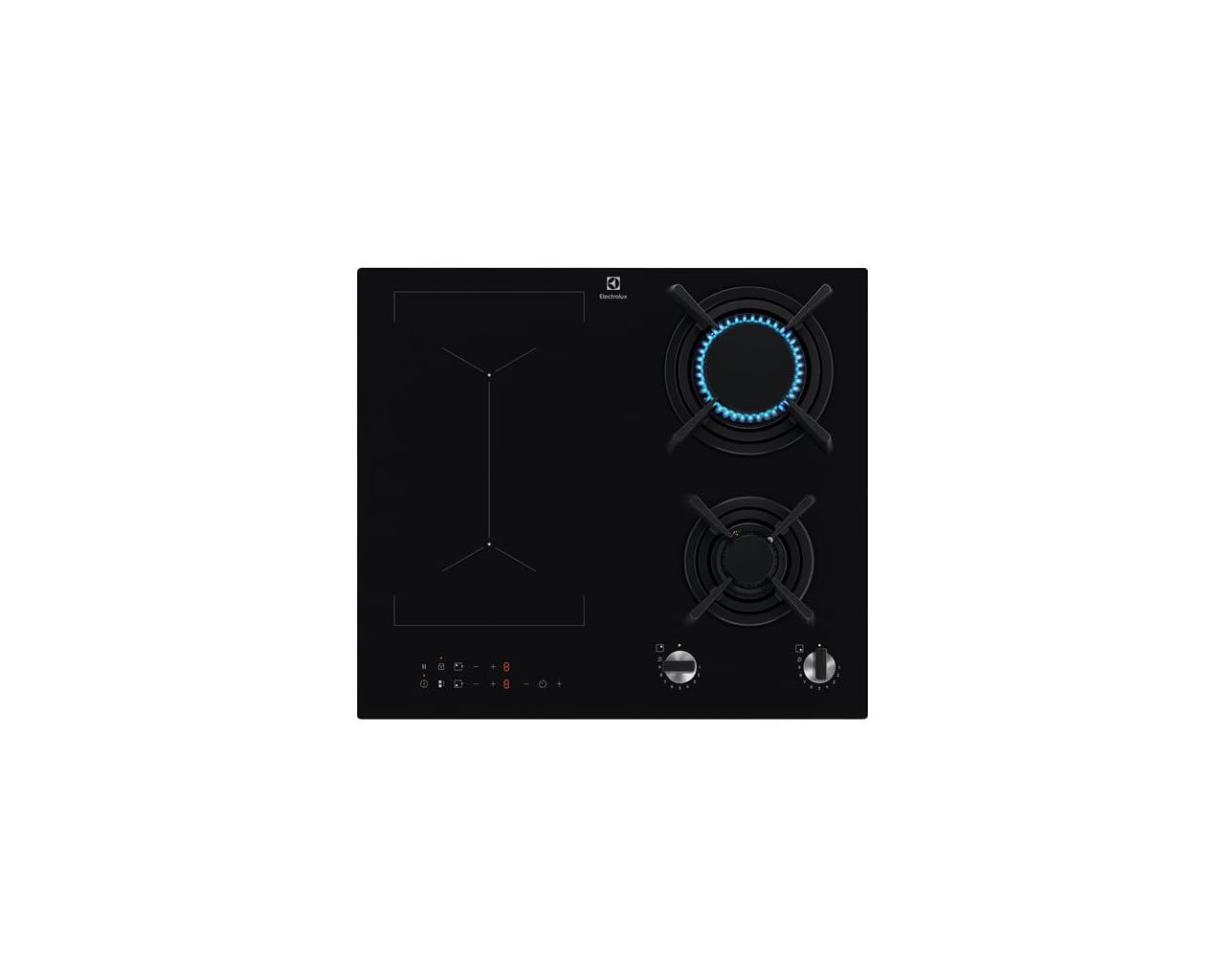 Placa Gas e Inducción ELECTROLUX KDI641723K 4f