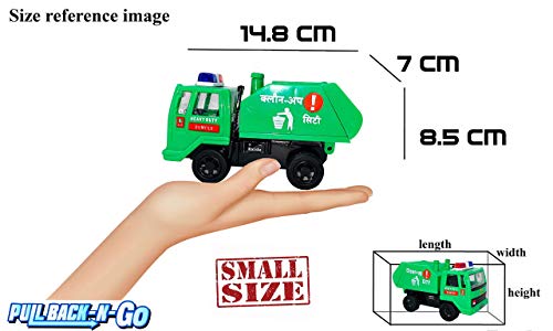 Image of Smart Picks Clean Up City Vehicle Display Piece /Pull Back Toy for Kids (Colour May Vary)