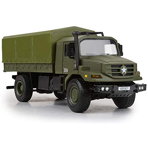 Ailejia Classic Military Diecast Transport Trucks Armored Fighting Vehicles Retro Army Utility Car Toy Vehicle Multifunctional Car Model for Adults Collection or Gift - Image 2