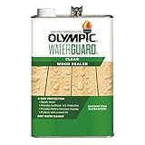 Olympic WaterGuard 1 gal. Clear Exterior Waterproofing Wood Sealer