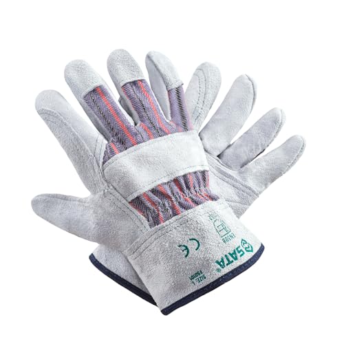SATA Heavy Duty Halfleather Work Gloves