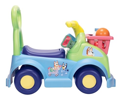 Bluey Shopping Cart Ride On for Baby, Toddler, Kids - Image 4