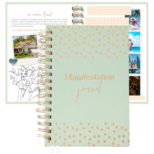 369 Manifestation Journal for Women 2025: Guided Goal and Productivity Planner to Manifesting Your Dream Life | Attract Abundance with Daily Self-Care and Gratitude Journal (Sage Green)