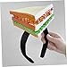 OSOLADY Sandwich Headband Women Headwear Hairband for Women Sandwich Headdress Birthday Headband for Girls Party Accessory Indoor Hair Decor Fashion