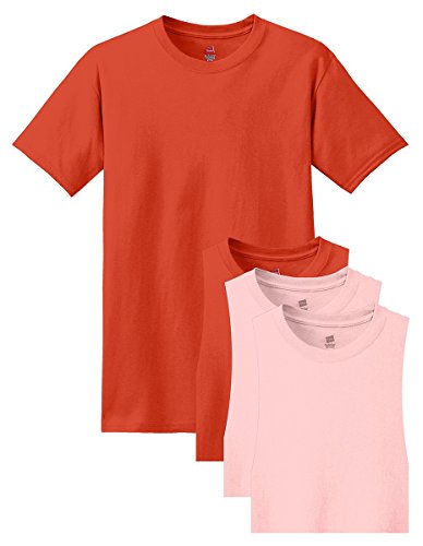 HANES MEN'S T-Shirt Pack, Essentials Crewneck Cotton T-shirt, Multipacks, Big & Tall Available