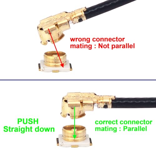 Conector U.FL SMD Receptáculo Hembra para PCB 50 unidades miniatura 5
