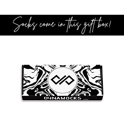 DYNAMOCKS Men Polyester Blend & Women Crew Length Socks (Skulls+Dragon)(Combo Pack Of 2 Pairs; Anti-Odour; Breathable; Durable)