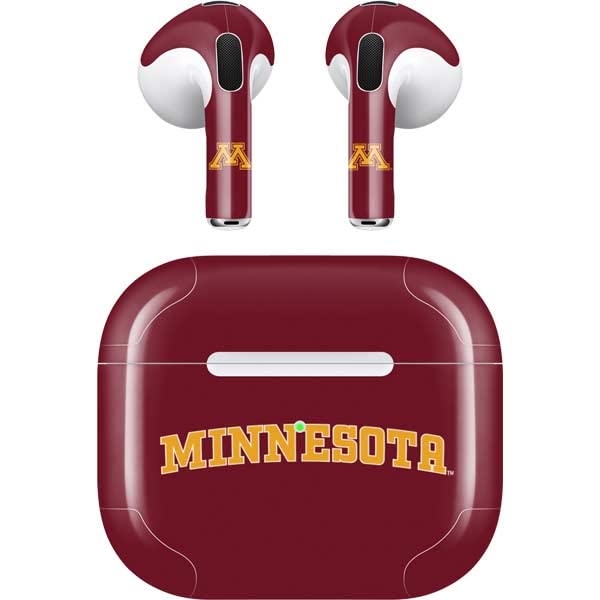 Skinit Decal Audio Skin Compatible with Apple AirPods (3rd Gen, 2021) - Officially Licensed University of Minnesota Design