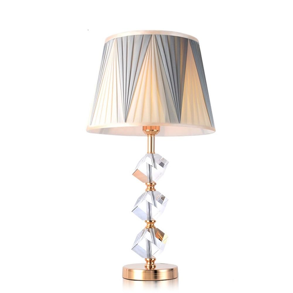 Zeng25liangOu-12 Bedside Lamps Crystal Desk Lamp Bedroom Bedside Artistic and Warm