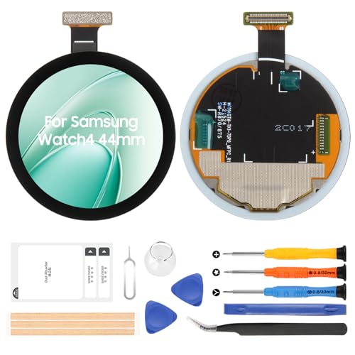 Image of for Samsung Galaxy Watch 4 44mm SM-R870 LCD Screen Replacement - 1.4 inch Original AMOLED Watch4 LCD Display Assembly with Tweezer (Not for 40mm / Watch 4 Classic)