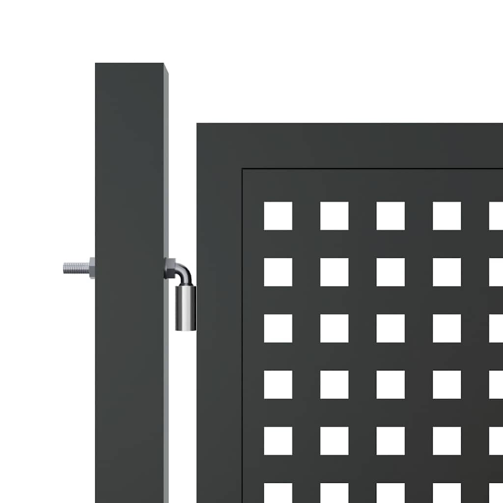vidaXL Portail de jardin Anthracite 300x100 cm Acier