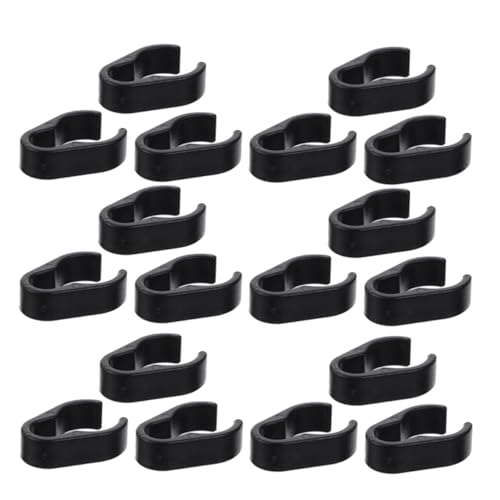 50 Pcs Microphone Cable Clamps Plastic Mic Wire Holders for Headset Essential Accessories for Organizing Microphone Cables Fast Installation and User Friendly Design
