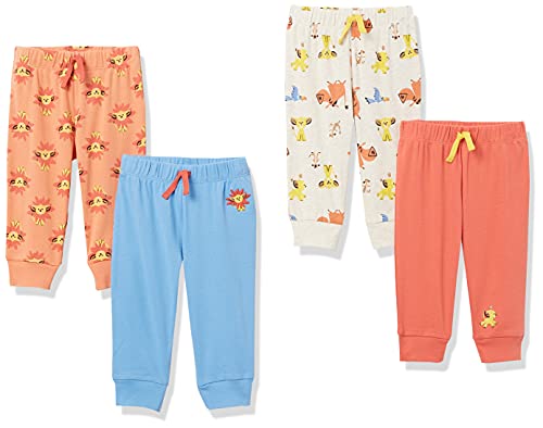 Image of Amazon Essentials Disney | Marvel | Star Wars Baby Boys' Pants, Pack of 4