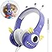 Produktbild VCOM Kinder Kopfhörer, Verstellbare Mädchen Monster Kinder Kopfhörer Musik Gaming Headsets mit Lautstärke Begrenzender für iPhone iPad Smartphones Tablets Kindle PC Laptop Computers-Lila