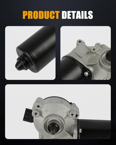 Image of ROADFAR Front Windshield Wiper Motor Fit for Toyota for Tundra 2007-2021 | For Toyota For Sequoia 2008-2022|For Toyota For Tundra 2007-2021|Replace 851100C030|85110AA040|85110AC010|432059|5 Pins