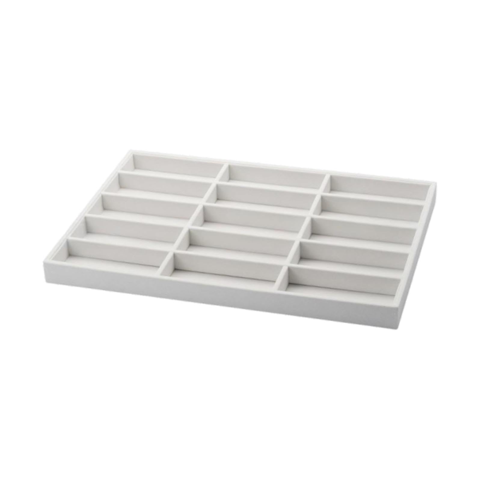Brillenaufbewahrungskoffer, Brillenvitrine, Leichter Sonnenbrillen-Organizer für Theken, Vitrinen, Geschäfte, Beige