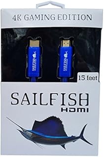 4K Ultra HD HDMI Cable Supports 2160p, 4K@60Hz, HDR, ARC with Cable Management Strap Compatible with Xbox Series S, Xbox One, PS5, PC, HDTV, Blu-Ray (15 Feet, Blue)