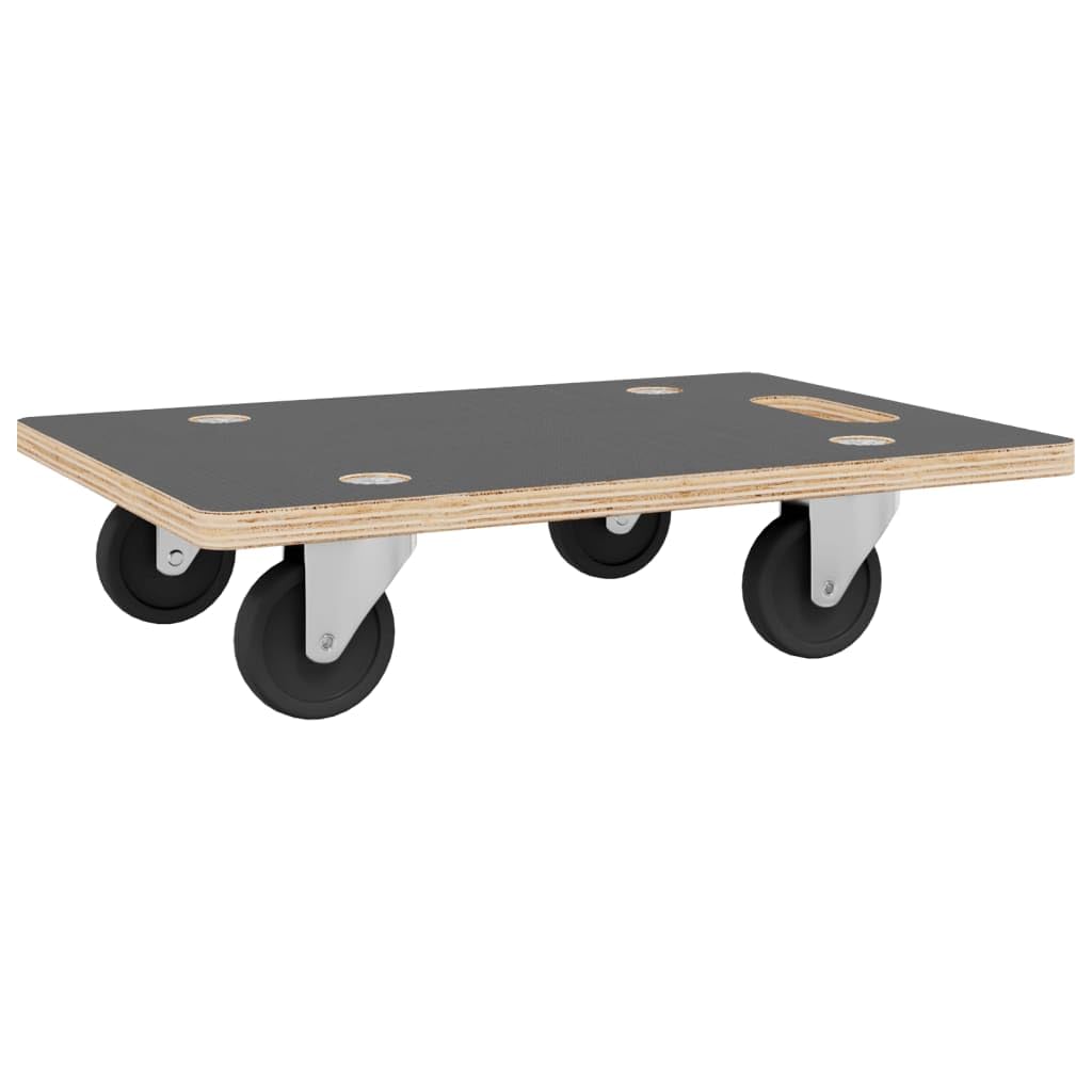 Transportroller 2er Set 80x55 cm, Schwerlast Möbelroller bis 250 kg, Rollbrett mit Anti-Rutsch-Beschichtung für Umzug und Werkstatt