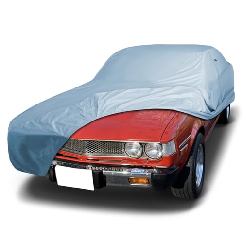 Image of iCarCover Premium Car Cover for 1971-1977 Toyota Celica Heavy Duty Waterproof All-Weather Automobiles Custom Fit Indoor Outdoor UV Snow Protection Covers with Straps and Bag