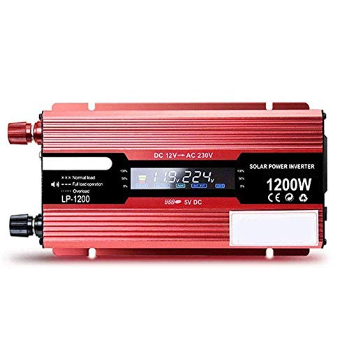 ★ Design speciale: ventola di raffreddamento con controllo della temperatura integrato. Rendono possibile collegare l'inverter di potenza a quasi tutti i veicoli. Il resistente corpo in alluminio offre una protezione avanzata e un raffreddamento più semplice.