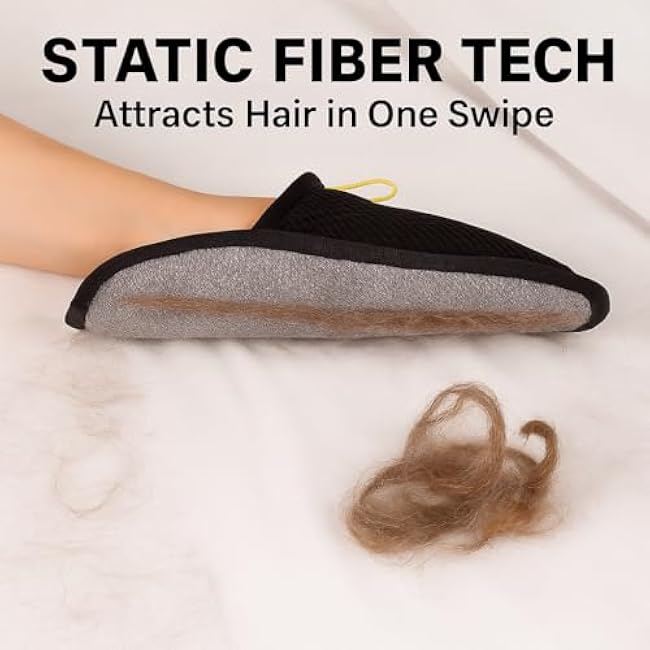 Pet Hair Removal Gloves ¨C Electrostatic Fur Cleaning Tool | Quickly Remove Hair from Furniture, Carpets, Car Seats and Clothes ¨C Gentle, Washable and Reusable(2 Pcs)-2gh1lulF