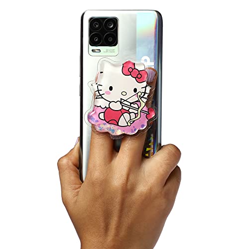 Image of Cute Anime Mobile Holder Grip Stand for Phones Selfie Holder for Smartphones, Designed for Kids and Teens. [ Gel Inside ]-(Model - Cupid Kitty)