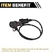 VekAuto 1 Pc No.021906433 Crankshaft Position Sensor for Volkswagen Golf MK3 2.8 VR6 1992-1999 Sturdy Car Engine Crank CKP Sensor