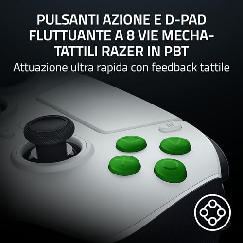 Raiju V3 Pro - Controller wireless per e-sport per PlayStation 5 e PC - 4 pulsanti rimovibili e 2 bumper con impugnatura a artiglio - Stick analogici TMR - Pro HyperTrigger | Bianco - Controller - Immagine 5