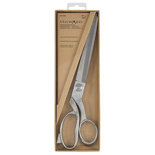 Milward Premium Steel Heavy Duty Dressmaking Shears/Scissors, 27cm/10.5in, Silver, 27 cm