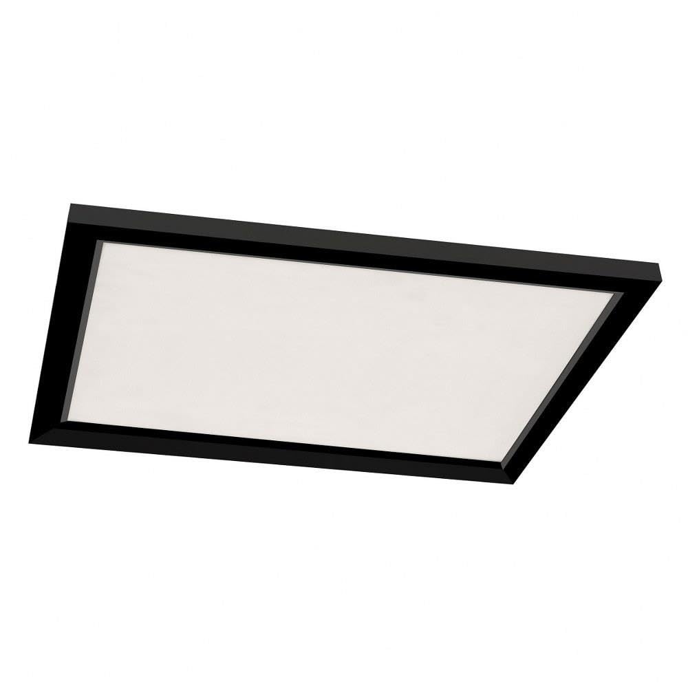 AFX Lugano 24"x24" LED Flush Mount - Black