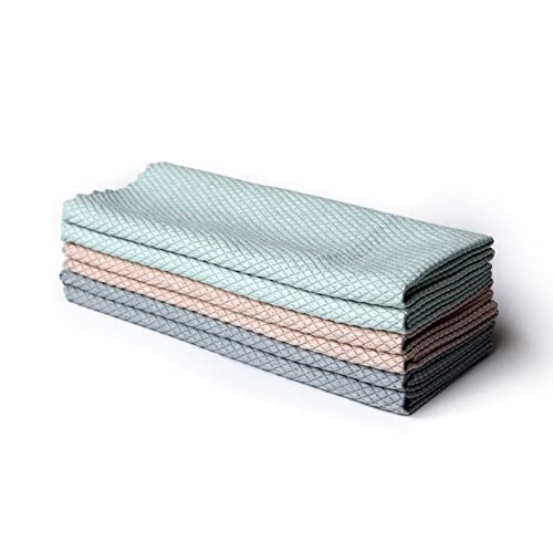 Paquete de 12 toallas de cocina, reutilizables, de alta calidad, antiadherente, lavable con aceite de secado rápido