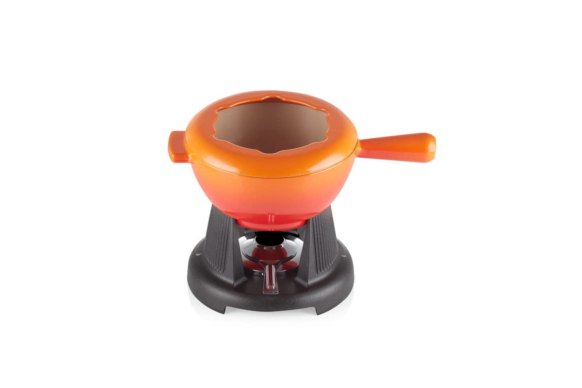 Le Creuset Aparelho de Fondue Queijo/Carne Laranja | Amazon.com.br