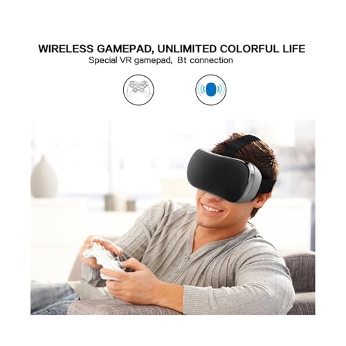CRLLQXJHP V3 VRグラス オールインワン バーチャルリアリティVRグラス 5.5インチ 2Kディスプレイ 3GB/16GB クアッドコア Wi-Fi 4000mAh 3D映画ゲーム対応 の商品画像 2