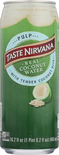 TASTE NIRVANA COCONUT WTR PULP CAN, 16.2 FO, PK- 12
