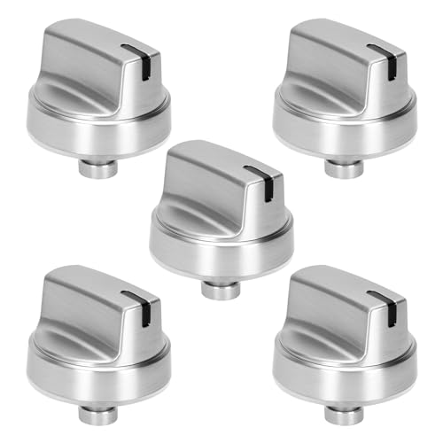 WB03X29354 Stove Knob (5PCS) WB03X29354 for GE Stove Knobs Replacement 4585908 AP6327766 PS12296156 for GE WB03X29354 Burner Knob Fits Models PGP7030SL1SS PGP7036SL1SS PGP9036SL1SS