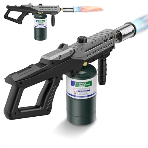 Image of Sondiko Powerful Cooking Propane Torch Gun, Big Size Torch, Gray & Black