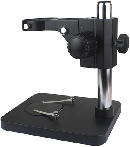 Kit de accesorios de microscopio para adultos, soporte de mesa de microscopio estéreo universal de gran tamaño, soporte de enfoque de 2.992 in de