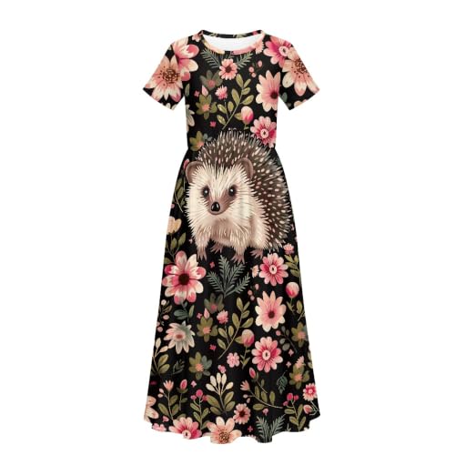 Robe d'été longue papillon fille idéale pour les vacances à la plage