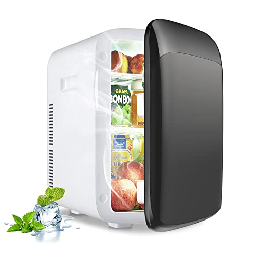 RELAX4LIFE Mini Nevera 15L Portátil -3 ℃ ~ 50 ℃ para Uso Doméstico Automóvil, Mini Nevera...