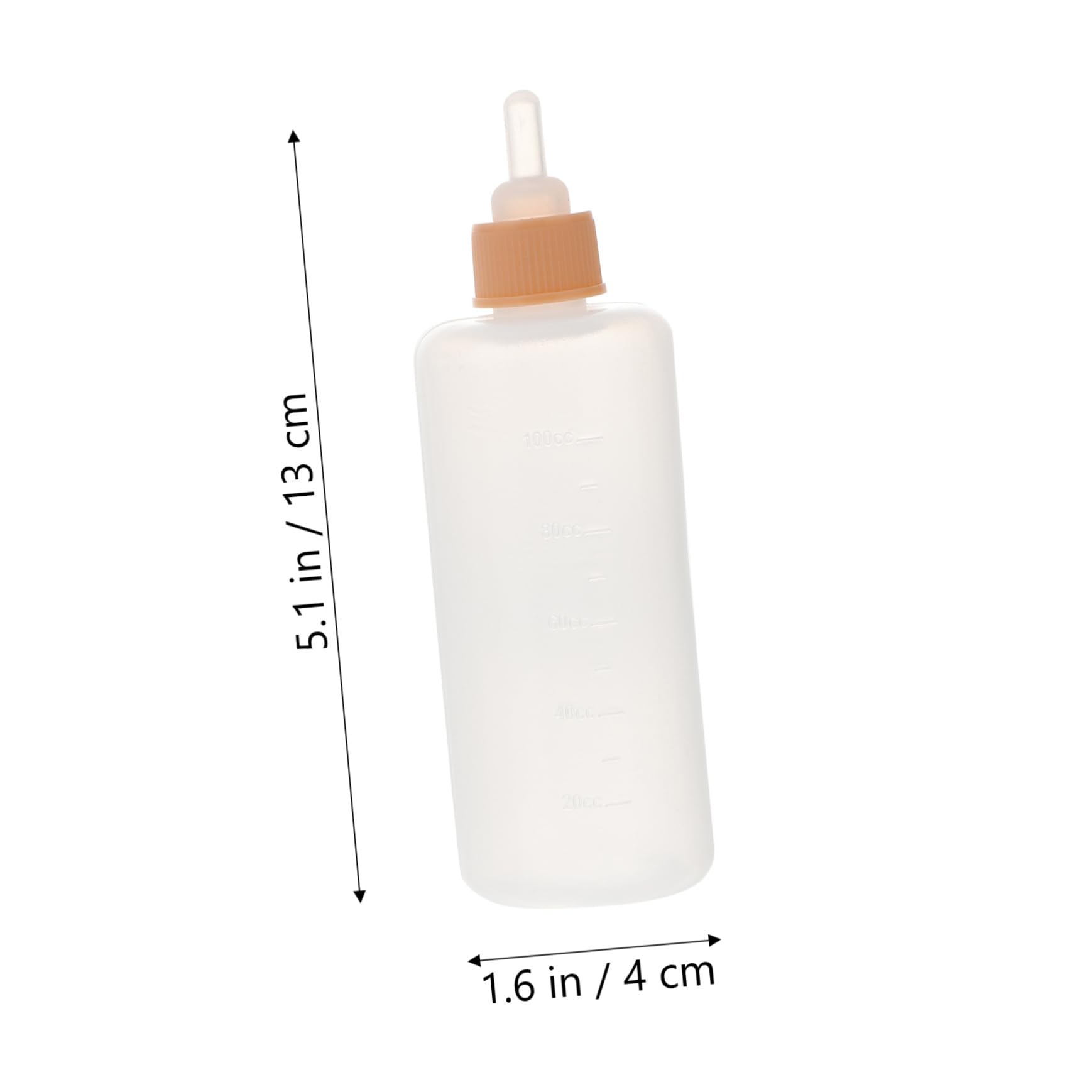 HANABASS Newborn Pet Feeders 4pcs Puppy Bottles Pacifier Silicone Pet Feeding Bottles for Cats