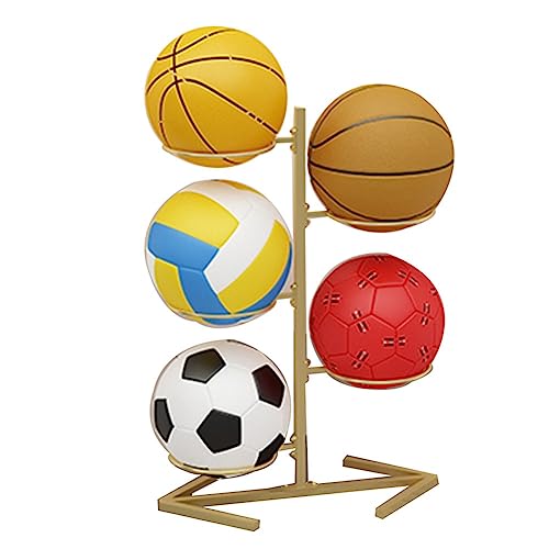 Pionowy stojak na piłki – rozwiązanie do przechowywania piłek sportowych, oszczędność miejsca, sprzęt i sprzęt do piłek, solidny dom lub siłownia, idealny dla sportowców i trenerów