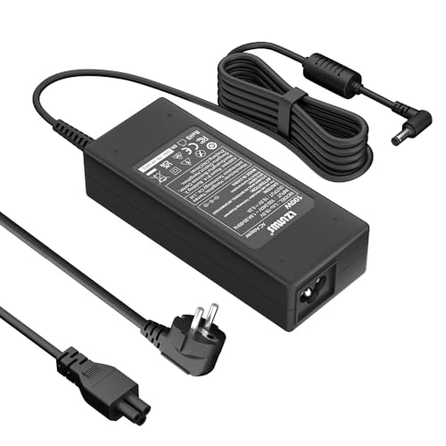 LZUMWS 100 W per Sony Caricabatterie 19,5 V 5,2 A Adattatore CA per Bravia KDL-48W650D KDL40W600B W700B W800B KDL-32W KDL32R KDL-40W KDL-40R KDL-42W KDL-48W per VAIO PCG-R505 SERIES con cavo alize