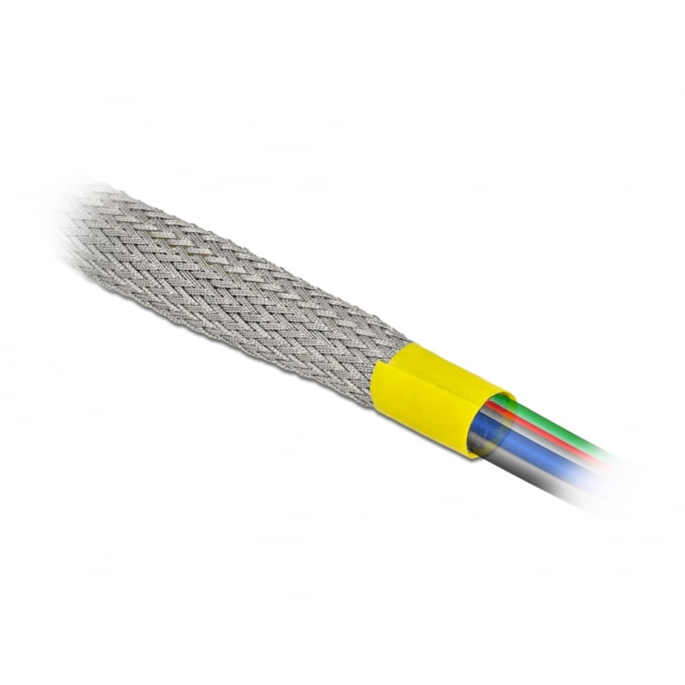 Geflechtschlauch zur EMV Abschirmung dehnbar 2 m x 25 mm