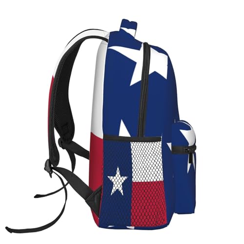 TX Texas State flag Lightweight Backpack Travel Casual Bags for Women or Men 15.7 Inches3