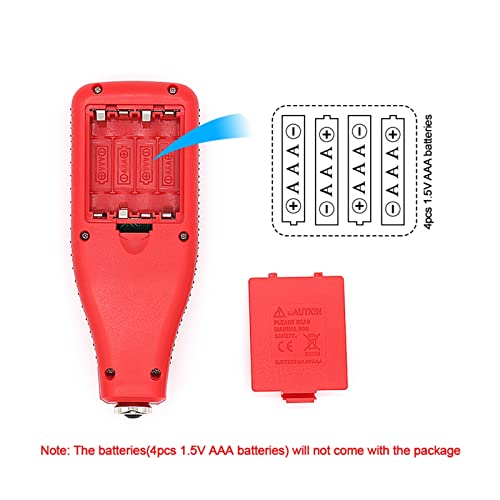 Calibrador de grosor TC200 para pintura de auto rojo miniatura 5