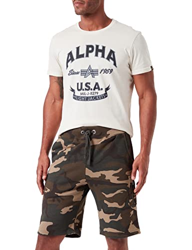 aplha industries Herren X-Fit Cargo Short Bermuda, wdl camo 65, L Cover
