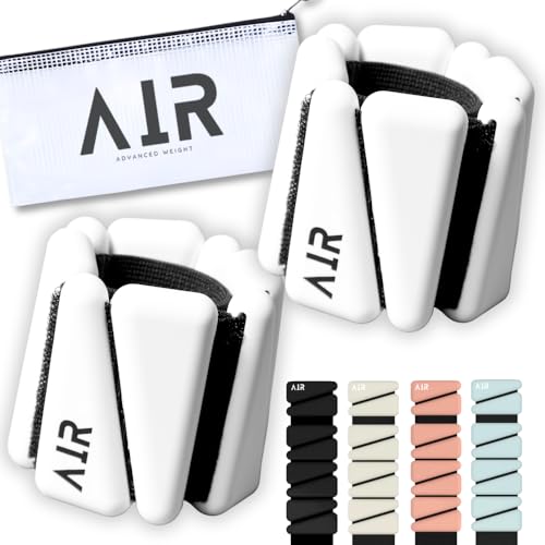 TENASGEAR AIR【家事トレ革命・女性目線デザイン】リストウェイトアンクルウェイト 2個セット 水中使用可 重量約910g シリコンウェイト ながら運動 ヨガ ピラティス ウォーキング