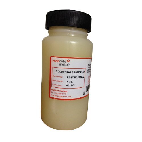 Weldcote Soldering Paste Flux 4 Oz Jar For Silver Brazing