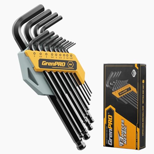 GRENPRO Allen Wrenches (SAE or Metric) –  13 pieces.